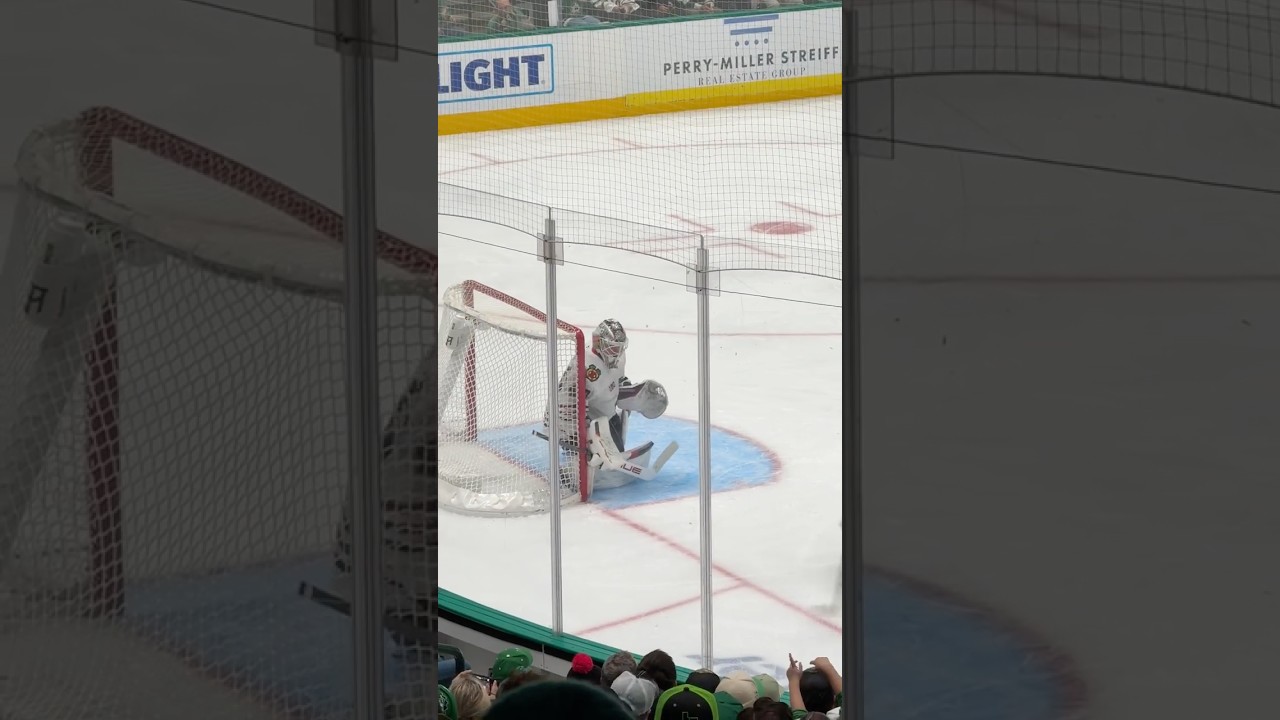 Soderblom on the PK #goaliegearsnob #chicagoblackhawks #arvidsoderblom #truegoalie