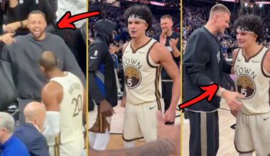 Steph Curry, Kristaps Porzingis & Golden State Warriors Celebration After CRAZY WIN vs. Memphis!