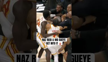 Naz Reid was HEATED after being tripped