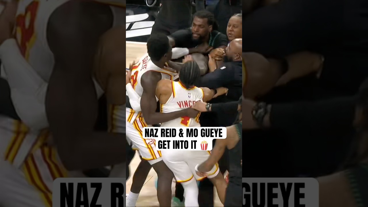 Naz Reid was HEATED after being tripped