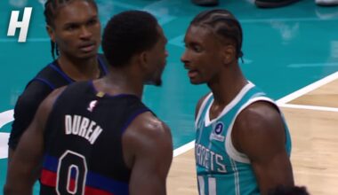 Pistons & Hornets GOT INTO IT IN A HUGE BRAWL 😳