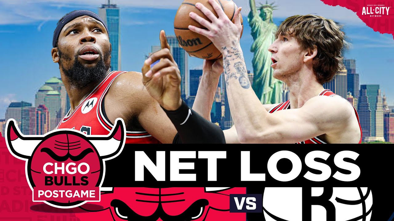 BULLS POSTGAME: Losing Streak Hits FIVE as Collin Sexton, Bulls Fall to Nets | CHGO Bulls Podcast