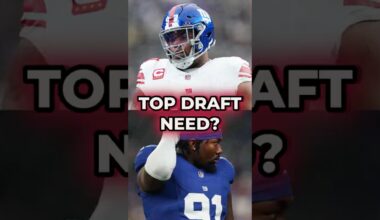 Giants Can Fix A MAJOR Problem In NFL Free Agency & NFL Draft