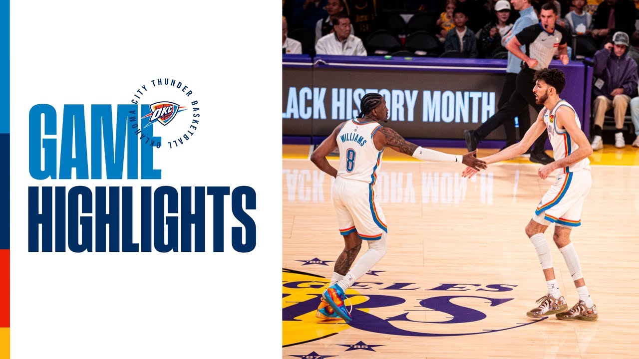 OKC Thunder vs Los Angeles Lakers | Game Highlights | February 9th, 2026