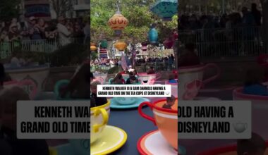 Love seeing grown men ride the teacups 😂