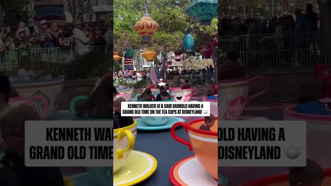 Love seeing grown men ride the teacups 😂