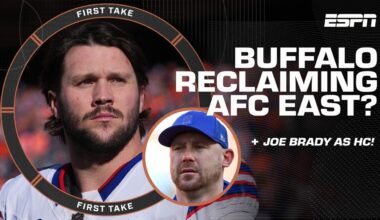 Will the Bills or Patriots win the AFC East NEXT SEASON⁉️ First Take DEBATES 🔥