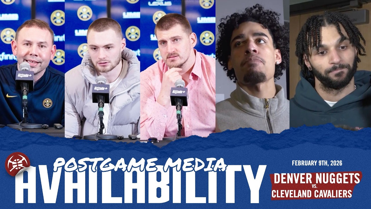 ALL Denver Nuggets Postgame Media vs. CLE 🎙️