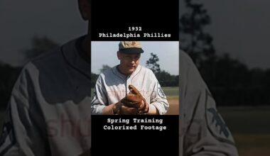 1932 Philadelphia Phillies Spring Training Footage #baseball #youtubeshorts