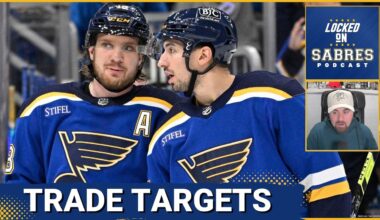 Jordan Kyrou and Robert Thomas HEADLINE Buffalo Sabres trade deadline targets