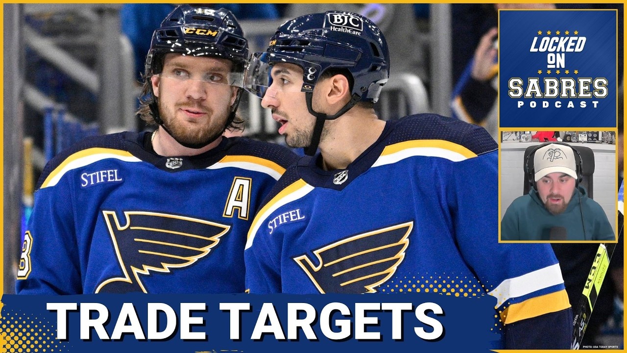 Jordan Kyrou and Robert Thomas HEADLINE Buffalo Sabres trade deadline targets