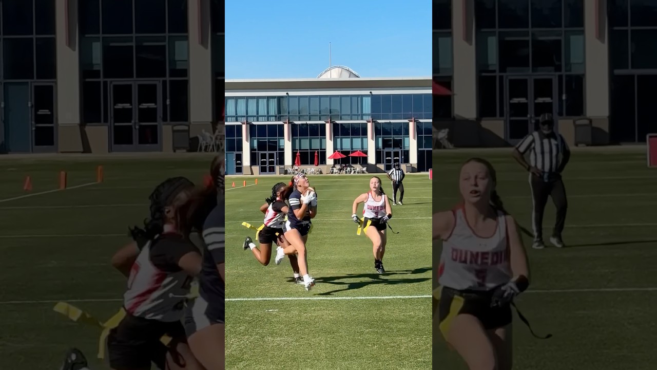 Dropping dimes at the Preseason Classic 🎯😮‍💨 #buccaneers #flagfootball #girlsinsports #touchdown