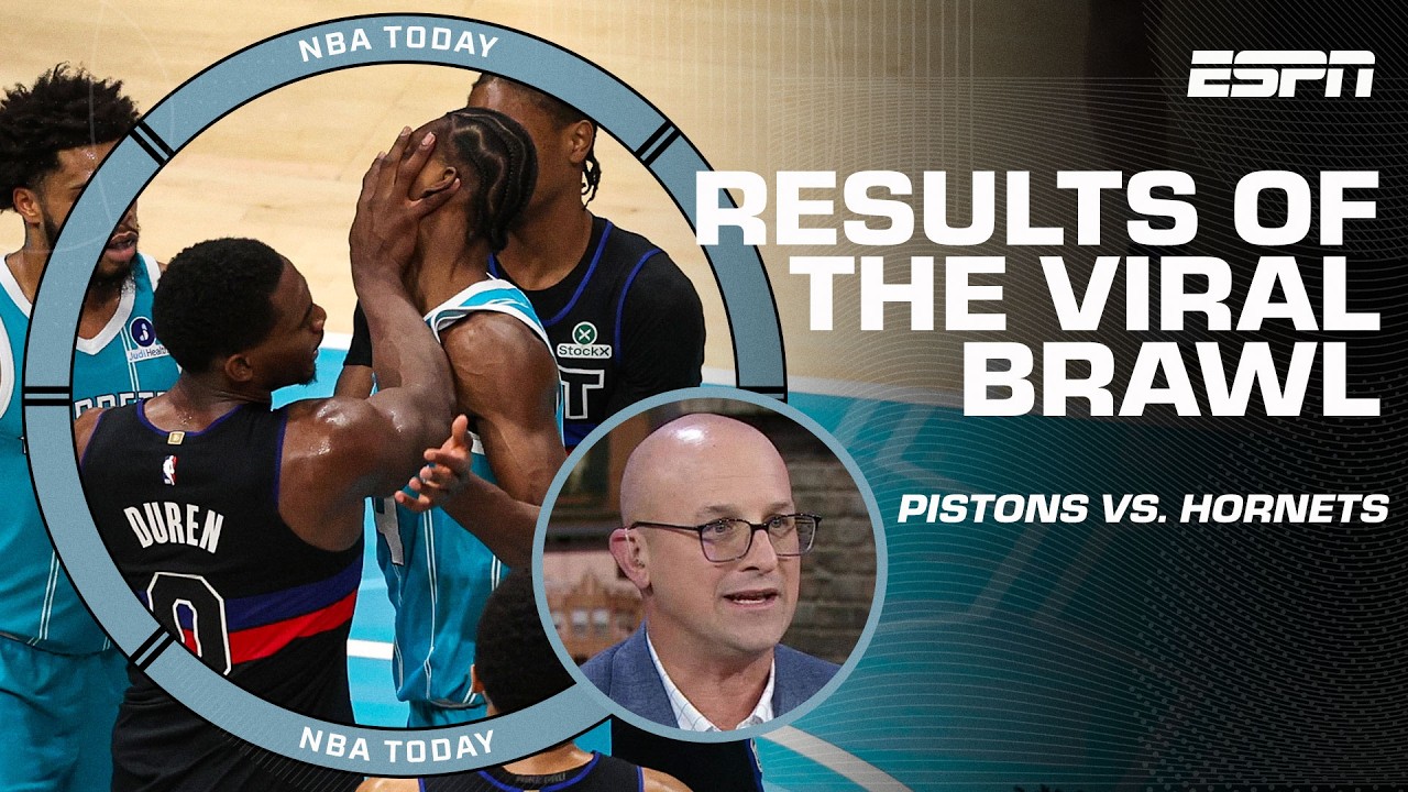 Bobby Marks breaks down likely suspensions from the Pistons-Hornets BRAWL | NBA Today