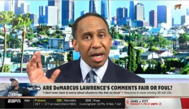Stephen A. reacts to DeMarcus Lawrence ROASTS Cowboys after Super Bowl 60 victory with Seahawks