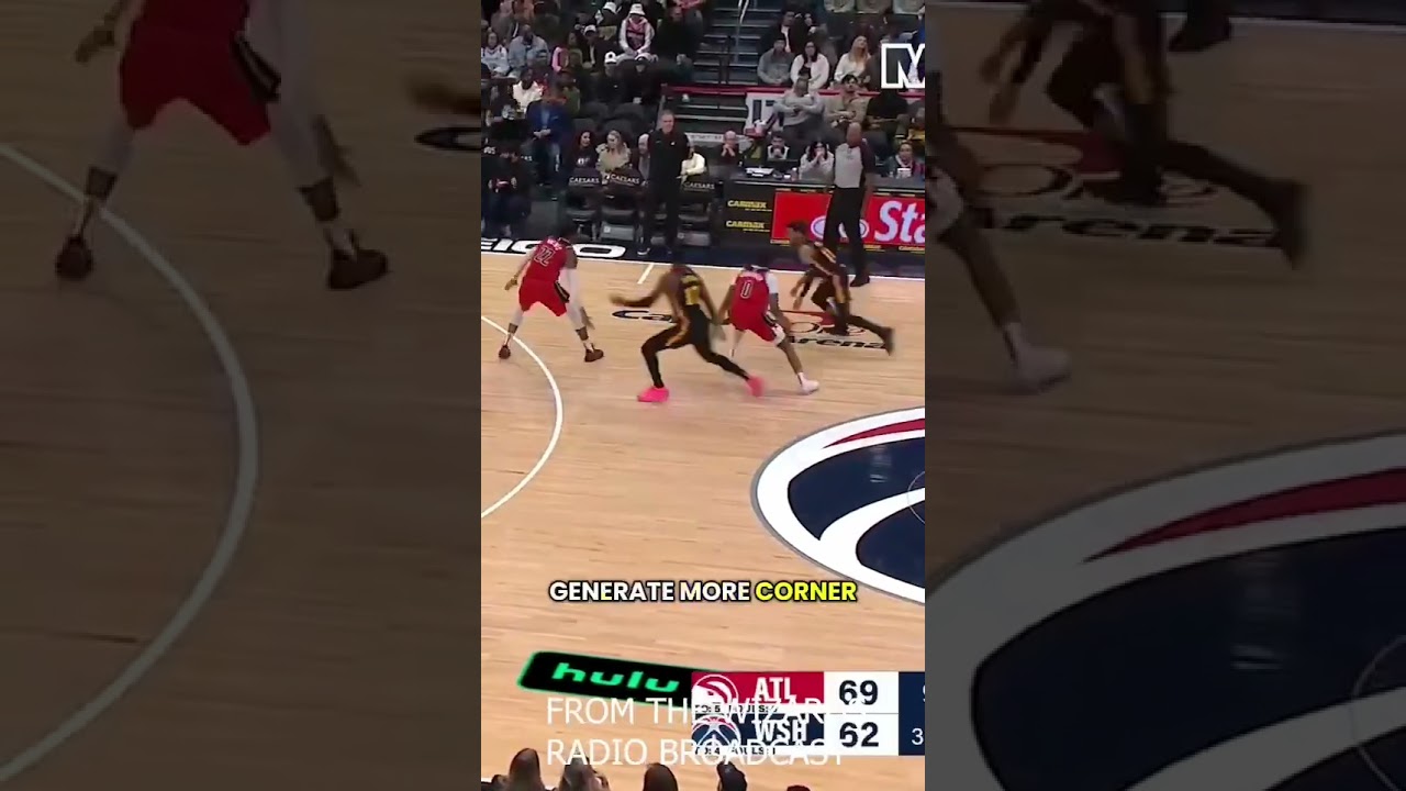 Get ready for more corner threes Wizards fans #traeyoung #nba #basketball #wizards