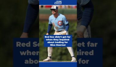 Red Sox didn't get far when they called Cubs to inquire about trading for Nico Hoerner