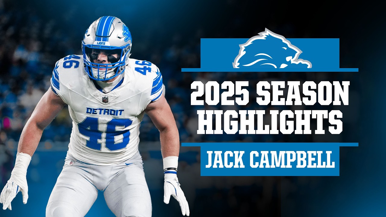 The best of Jack Campbell's 2025 season | Detroit Lions Highlights