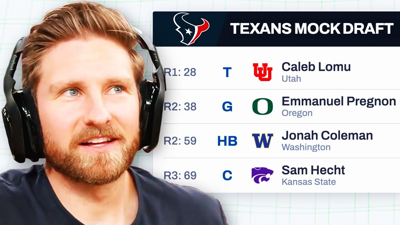 Houston Texans 3-Round Mock Draft