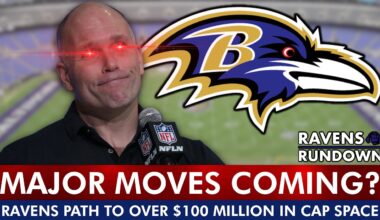 Ravens Making MAJOR MOVES To Get Over $100 Million In Cap Space For 2026 Free Agency? Here’s How!