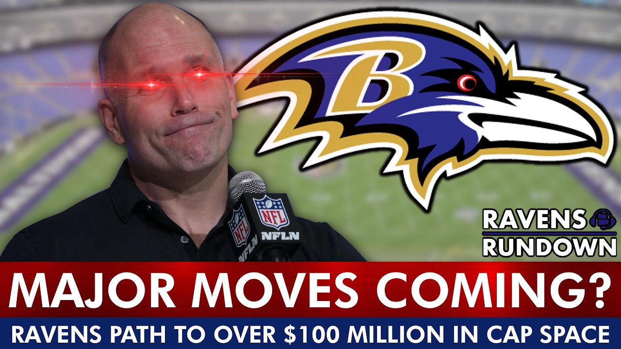 Ravens Making MAJOR MOVES To Get Over $100 Million In Cap Space For 2026 Free Agency? Here’s How!