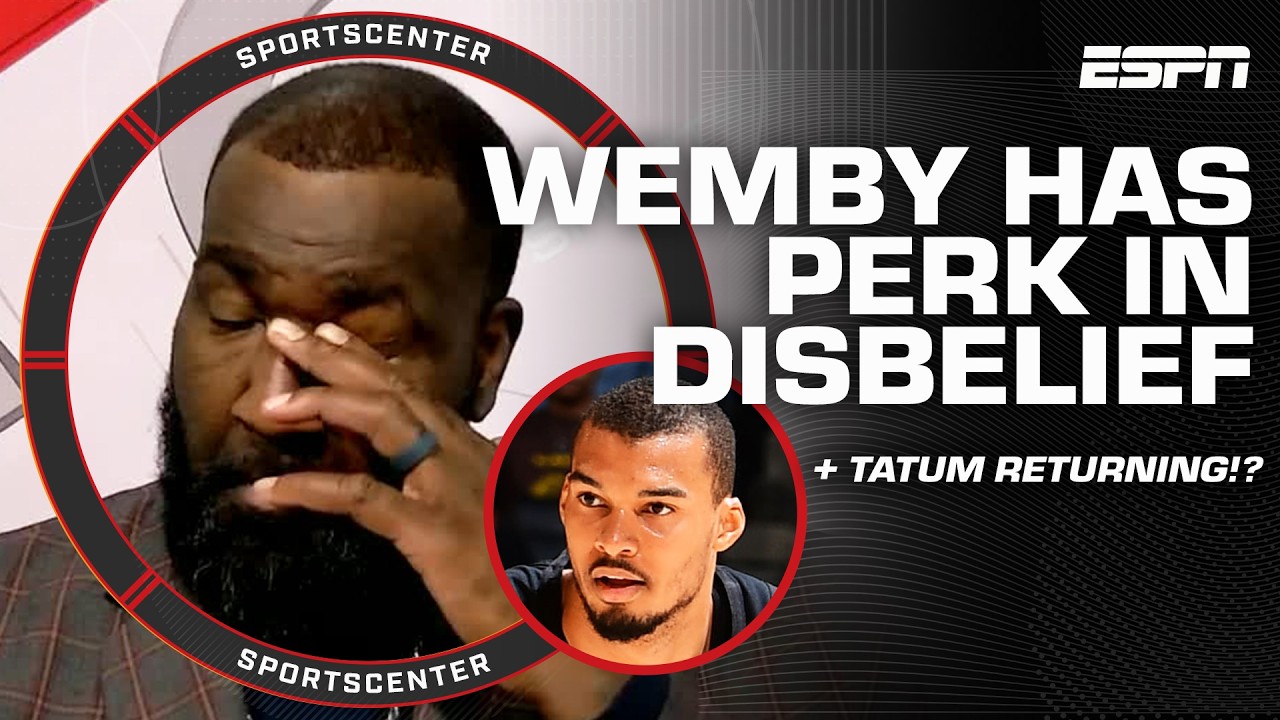 Perk is left SPEECHLESS by Wemby in Spurs-Lakers 😱 + Knicks' success STARTS with KAT | SportsCenter