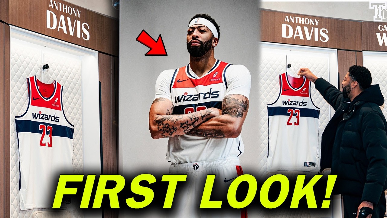 Eto na ang "FIRST LOOK NI ANTHONY DAVIS!" suot ang wizards jersey! │Ang ganda tignan kay AD! 😮🔥💪
