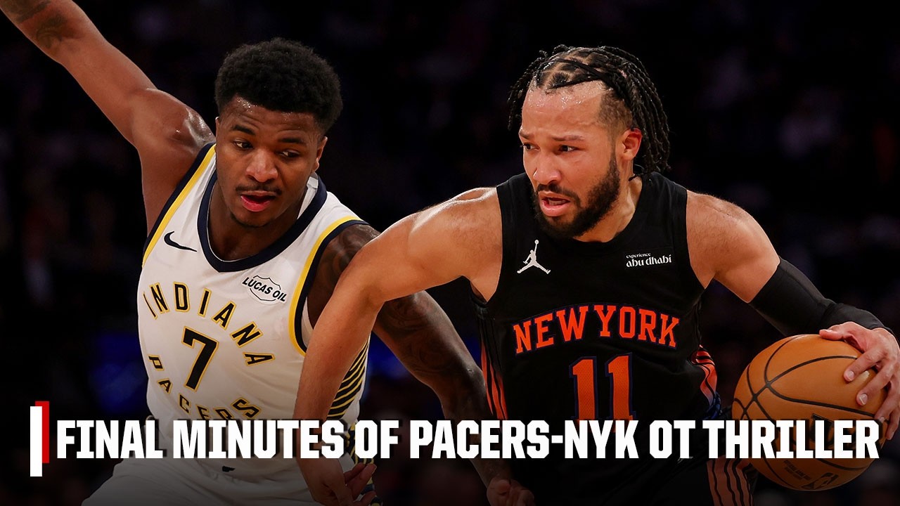 WILD OT FINISH 🔥 Pacers-Knicks goes down TO THE WIRE 👀 | NBA on ESPN