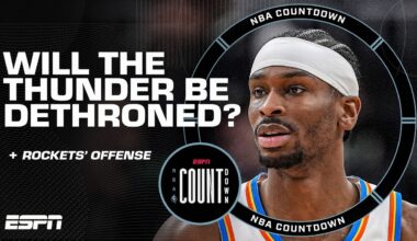 Big Perk says he doesn't think the Thunder should be considered title favorites 👀 | NBA Countdown