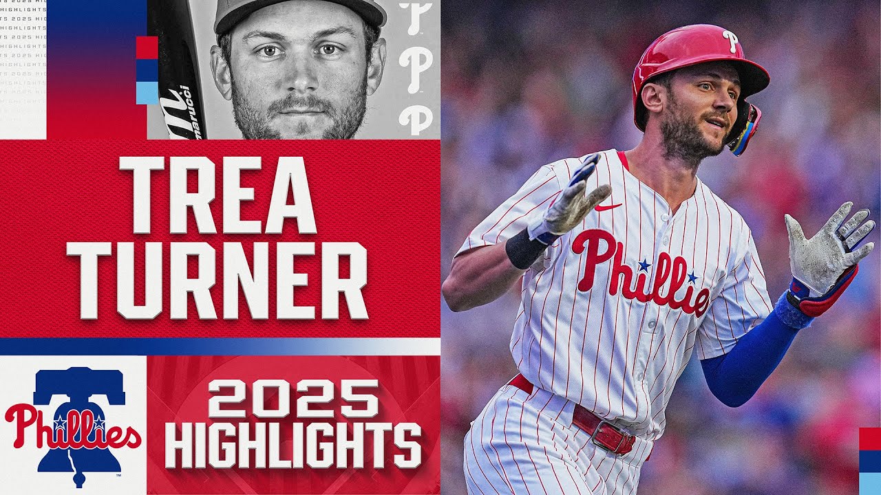 NL Batting Average CHAMP! 🔔 Highlighting Trea Turner's BEST MOMENTS with the Phillies in 2025!