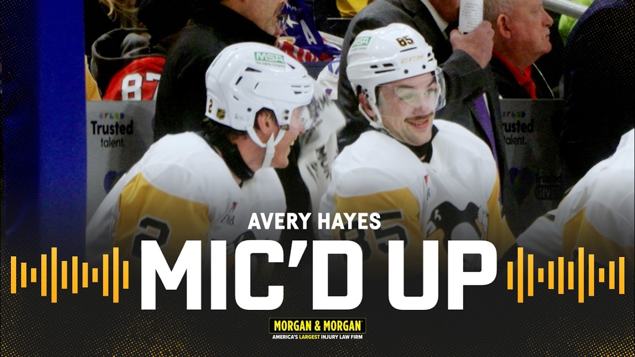 Avery Hayes: Mic'd Up In NHL Debut | Pittsburgh Penguins