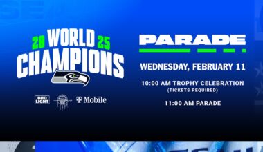 Seahawks World Champions Parade - February 11, 2026