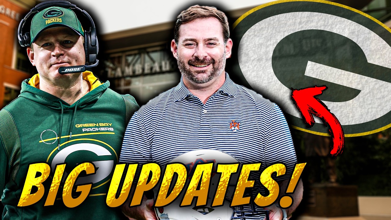 The Packers get a TRIPLE DOSE of Good News!! More Staff Changes