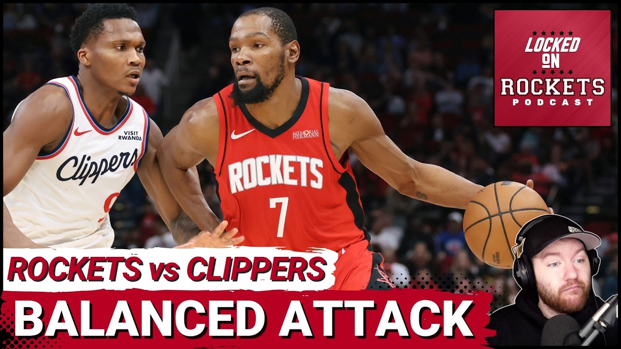 Rockets HANDLE Clippers As Kevin Durant & Alperen Sengun LEAD Houston's 2nd Half SURGE