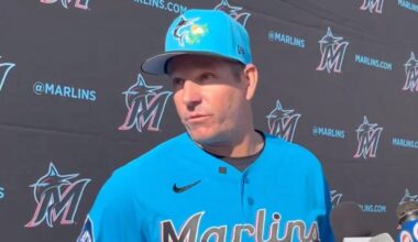 Full Press Conference: Clayton's McCullough First Media Availability of 2026 Marlins Spring Training