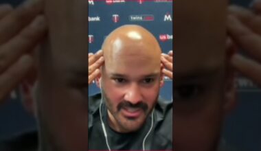 “Do you really want to see a thumb with a mustache on the mound????” #mlb #mntwins #bald