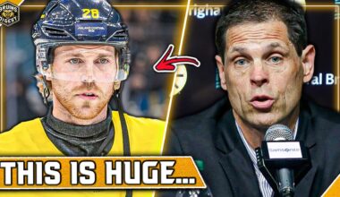 The Bruins just got GREAT news ahead of the trade deadline...