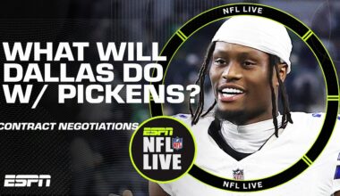 Should the Dallas Cowboys KEEP George Pickens?! He’s going to want WR1 money - Storm | NFL Live