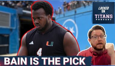 TENNESSEE TITANS MOCK DRAFT: Rueben Bain TOP PICK at #4, Zachariah Branch FITS PERFECT & Day 3 Depth