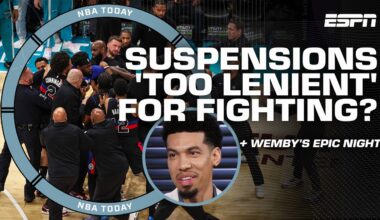 SOFT ON CRIME!? 🤔 Reaction to Hornets-Pistons suspensions + Wemby for MVP & a title run? | NBA Today