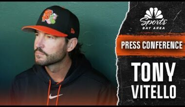 Tony Vitello addresses Bryce Eldridge's push to make Giants' Opening Day roster | NBCS Bay Area