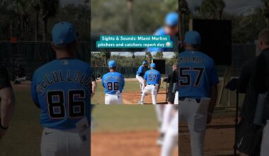 Sights & Sounds: Miami Marlins pitchers & catchers report day | Spring Training 2026 #mlb #marlins