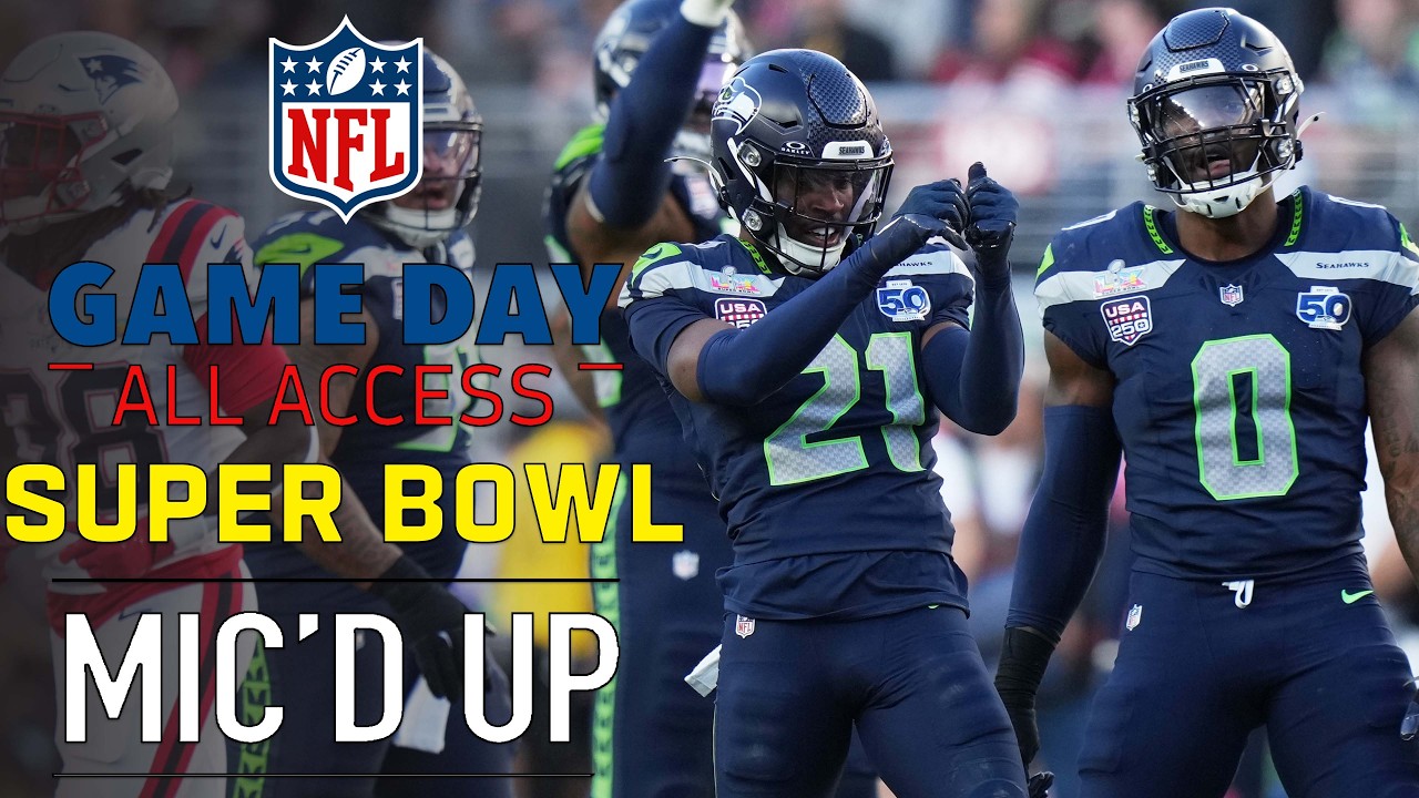 Super Bowl LX Mic'd Up! "We need that ball fellas…I’m gonna get it" | Game Day All Access