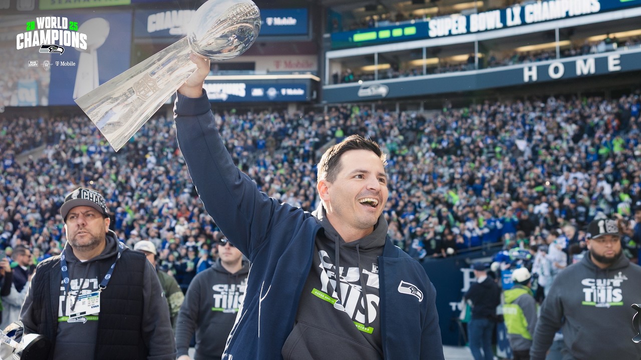 Seahawks World Champion Trophy Celebration