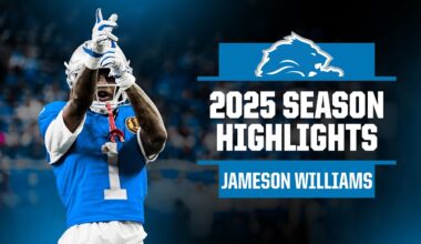 Jameson Williams 2025 season highlights | Detroit Lions Highlights