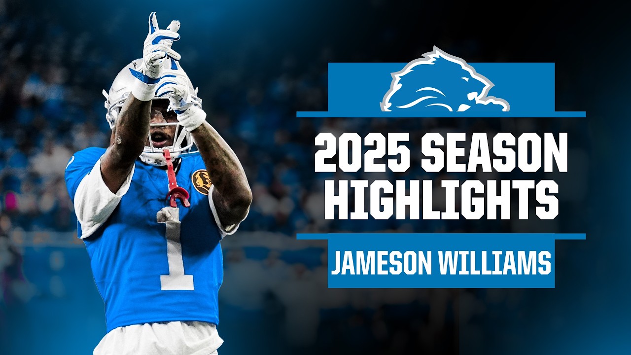 Jameson Williams 2025 season highlights | Detroit Lions Highlights