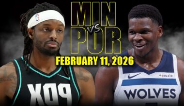 Minnesota Timberwolves vs Portland Trail Blazers Full Game Highlights – February 11 2026| NBA Season
