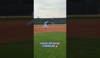 Bobby Witt Jr. Taking Extra Reps At Short #bobbywittjr #royals #shortstop #springtraining #MLB
