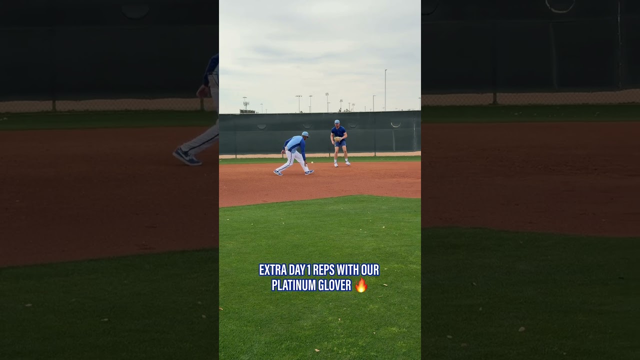 Bobby Witt Jr. Taking Extra Reps At Short #bobbywittjr #royals #shortstop #springtraining #MLB