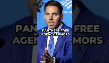 Panthers RE-SIGNING Multiple Players This Offseason? #panthers #nfl #shorts