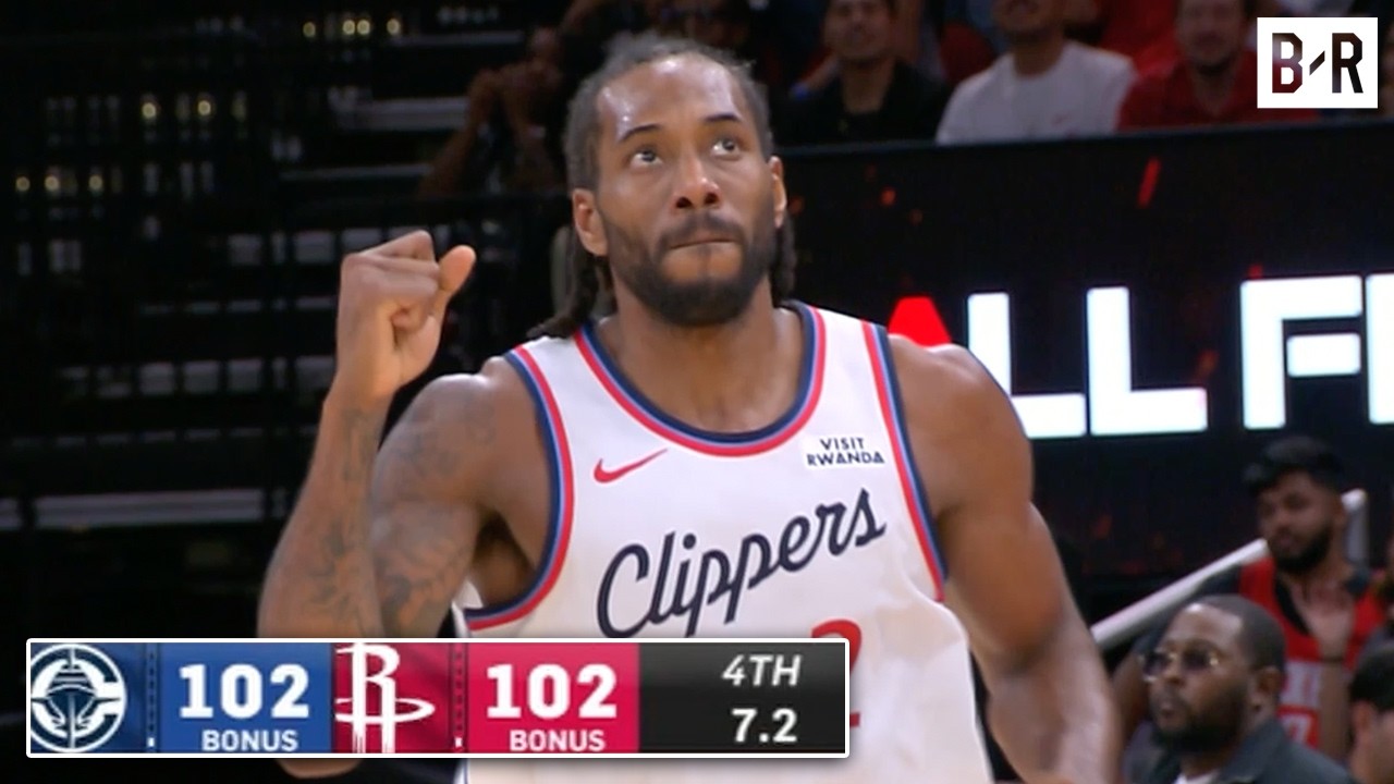Kawhi Leonard for the Win 🔥 Clippers vs. Rockets Wild Ending